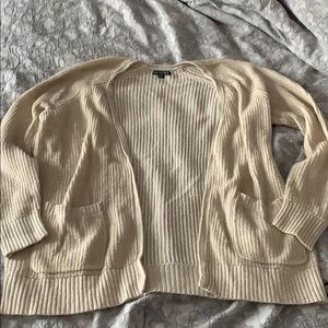 Cream american eagle cardigan
